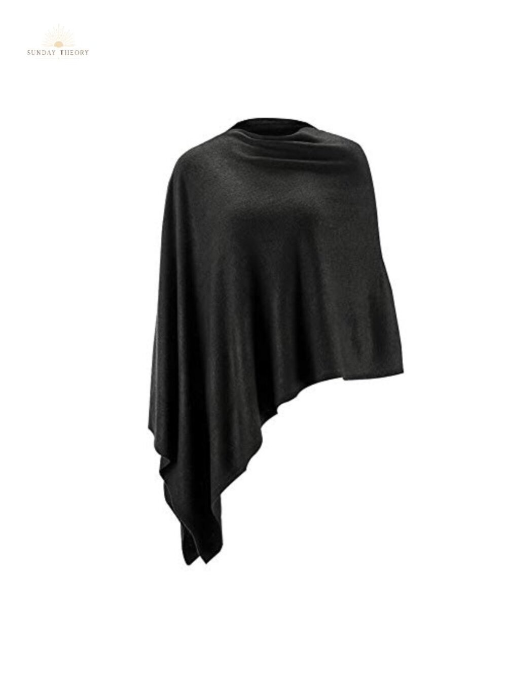 Womens Lightweight Knit Poncho Shawl Wrap Scarf Cape 100% Acrylic One Size